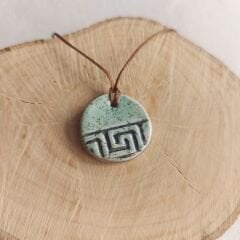 Yeşil Turkuaz Meander