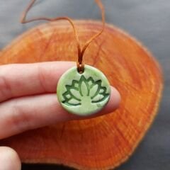 Lotus Seramik Kolye