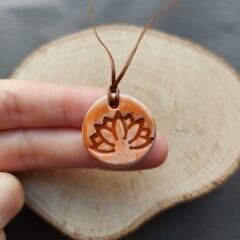 Lotus Seramik Kolye
