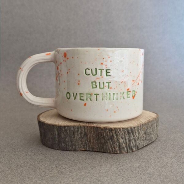 Overthinker Seramik Mug -Outlet-
