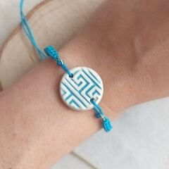 Mavi Meander Bileklik