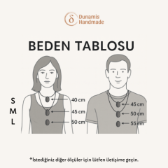 Hamsa (Fatma Ana'nın Eli) Seramik Kolye