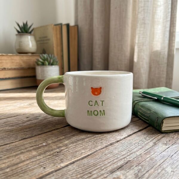 Cat Mom Seramik Kupa