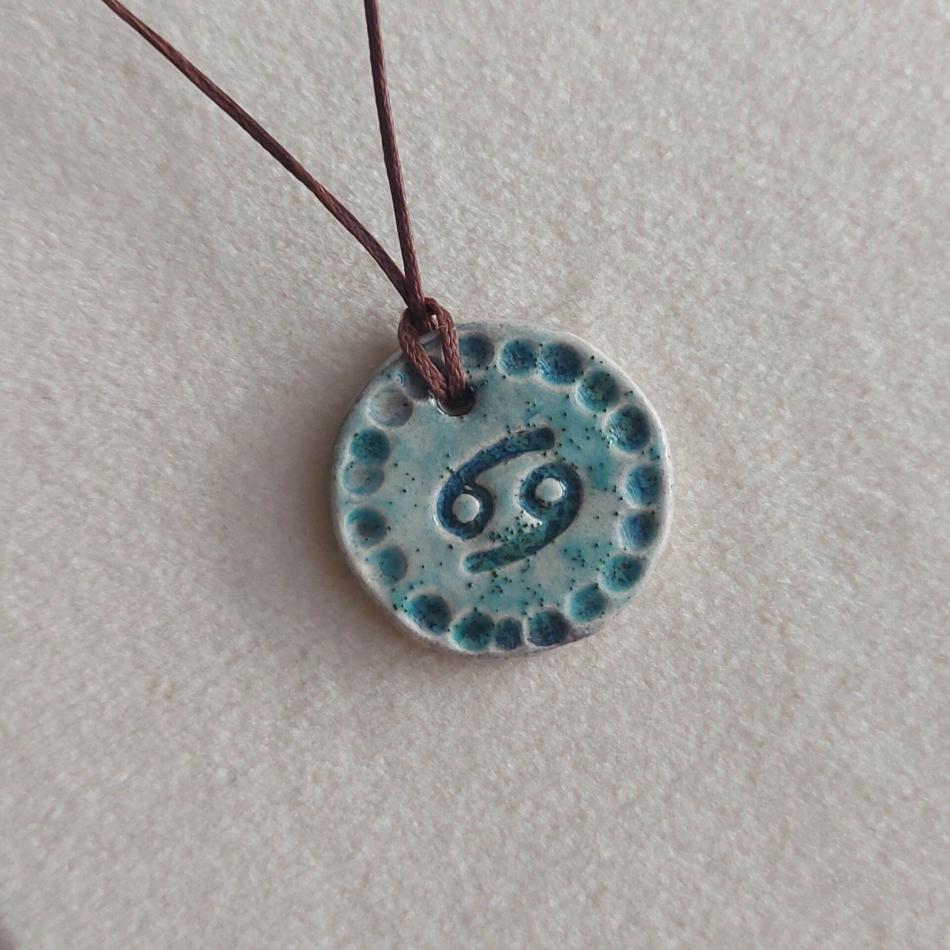 Yengeç Burcu Seramik Kolye