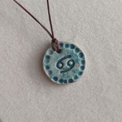 Yengeç Burcu Seramik Kolye