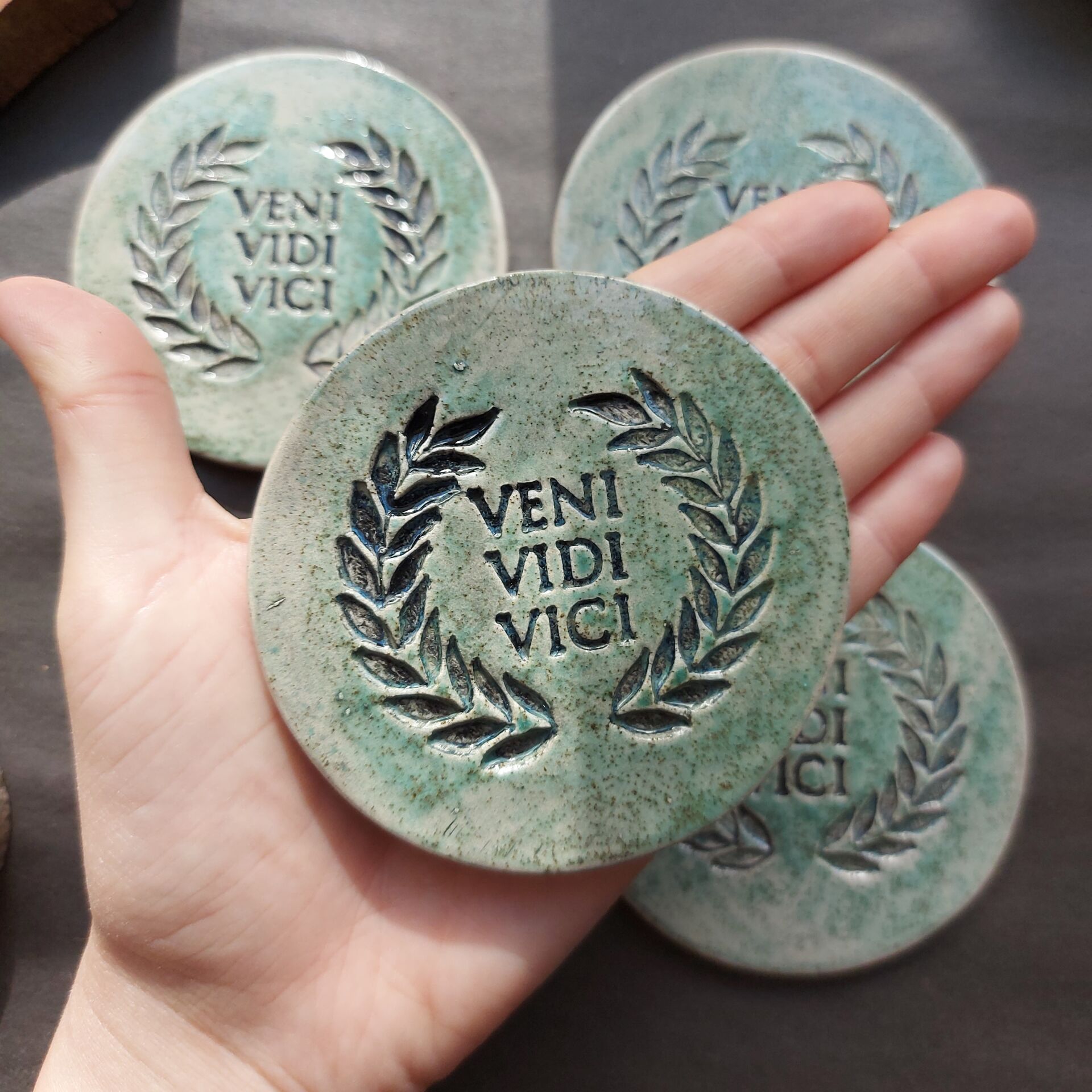 Veni Vidi Vici Bardak Altlığı 4'lü