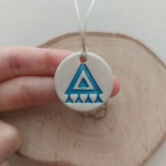 Tılsım Motifi Seramik Kolye