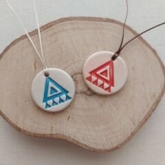 Tılsım Motifi Seramik Kolye