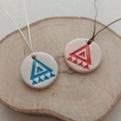 Tılsım Motifi Seramik Kolye