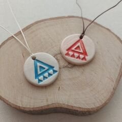 Tılsım Motifi Seramik Kolye