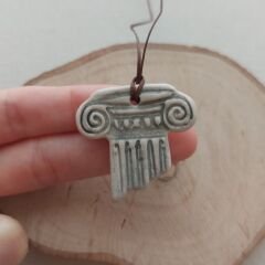 Sütun Kolye - Siyah