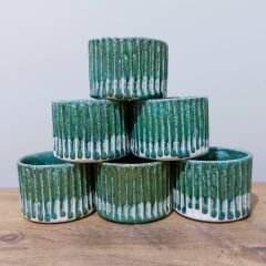 Yeşil Turkuaz Seramik Bardak