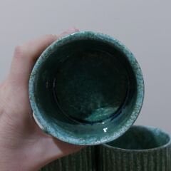 Yeşil Turkuaz Seramik Bardak